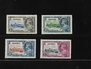 Mauritius Michel nr. 196-99 ongestempeld