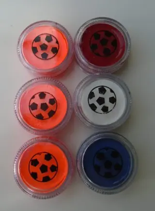 SCHMINK HUP HOLLAND KLEUREN 12 x 6 POTJES NIEUW