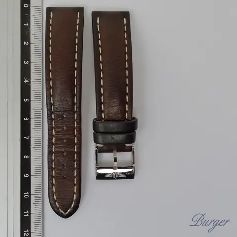 Breitling Brown Leather Strap With original pin buckle