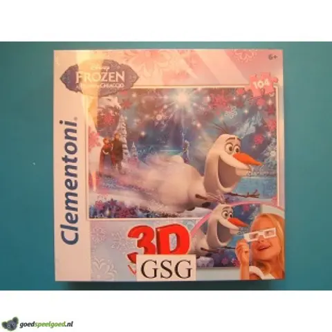 Frozen 3D vision 104 st nr. 20602-01