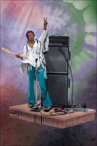 Music action figure Jimi Hendrix (origineel)