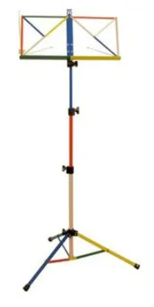 Classic Opvouwbare Bladmuziek-Lessenaar Rainbow + TAS
