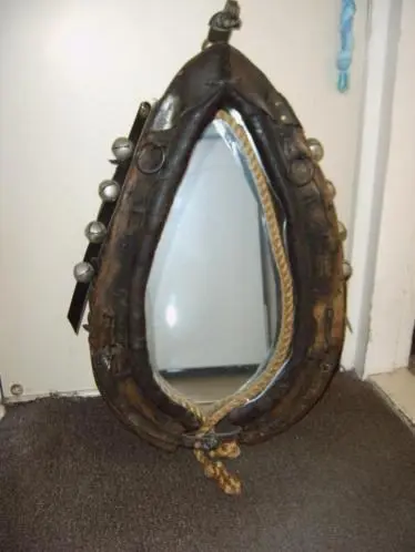 Paarden Gareel /Haam met spiegel en bellen