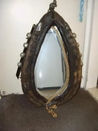 Paarden Gareel /Haam met spiegel en bellen