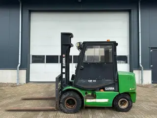 Clark CDP 35 Perkins 3.5 ton Duplex Sideshift Positioner Diesel Heftruck