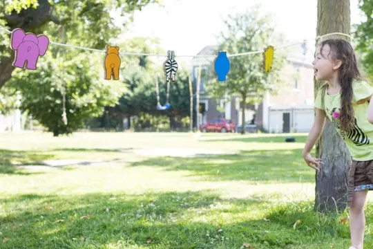 HOUTEN DIERENBILLEN WERPSPEL