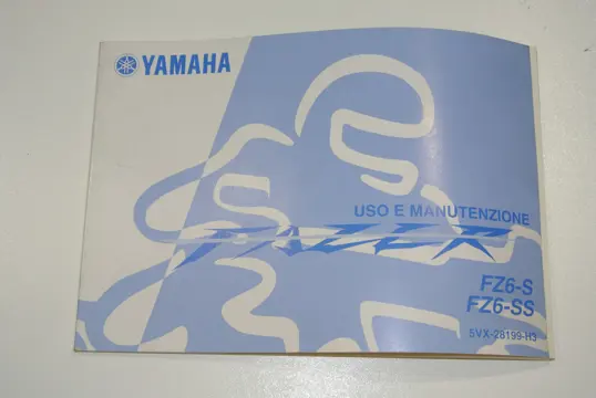 INSTRUCTIEBOEKJE Yamaha FZ6 2004 - 2007 / 2008 - 2009