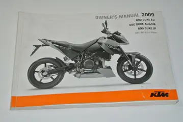 INSTRUCTIEBOEKJE KTM 690 duke 3 2010 - 2011