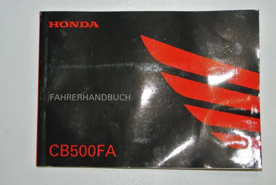 INSTRUCTIEBOEKJE Honda CB 500 X 2013 - 2016