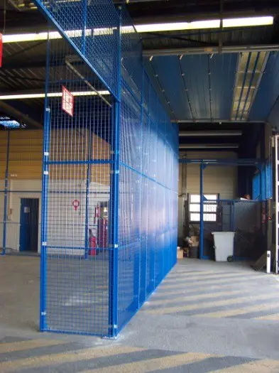 Gaaswanden en Hekwerken magazijn