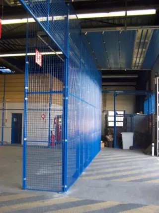 Gaaswanden en Hekwerken magazijn