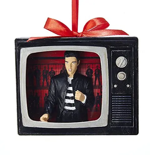 Elvis Presley Jailhouse Rock TV Kerst Ornament