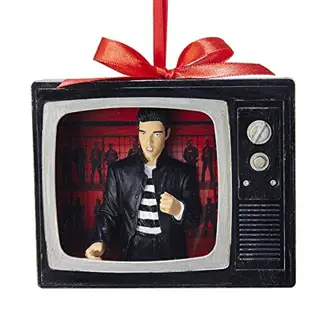 Elvis Presley Jailhouse Rock TV Kerst Ornament