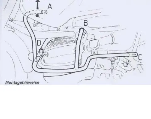 VALBEUGEL BMW R 1150 GS 1999 - 2001 / 2001 - 2003 / 2004 -