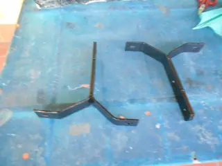 Rear bumper brackets for Fiat Dino