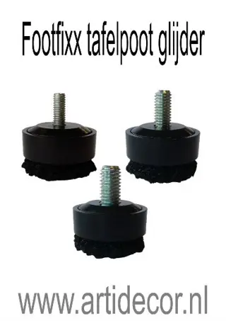 Footfixx tafelpoot glijder