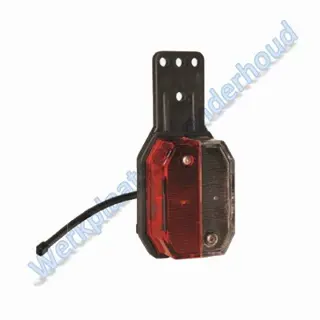 Aspock Flexipoint 1 led rood wit met DC kabel 0,5mtr