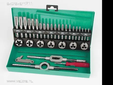 Tappen en snijmoeren set 32 delig