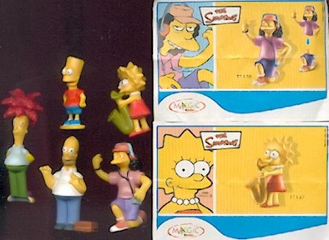 The Simpsons MPG Tt figuur x 10 + 1 bijsl.