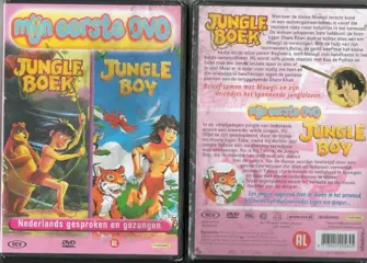 JUNGLE BOEK &amp; JUNGLE BOY 194 KINDER DVD 2 SPROOKJES.