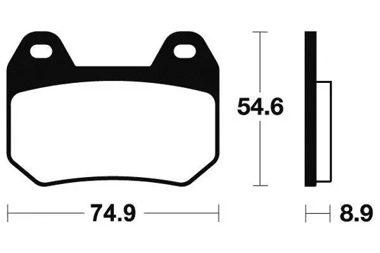 REMBLOKKEN ACHTER BMW K 1200 LT 1998 - 2002