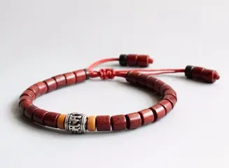 Tibetaans Boeddhistische armband met Gebedswiel en Mantra