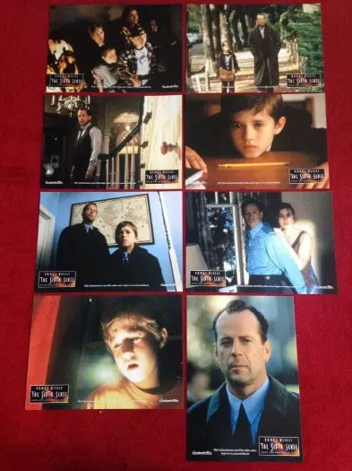 THE SIXTH SENSE Duitse lobbycard set.