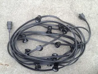 Verlichting voor tuin balkon kerstboom 15 meter 16 lampen