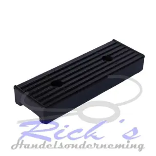 Bootzijsteun, bootkussen, rubberstrip, 300 x 100 x 42