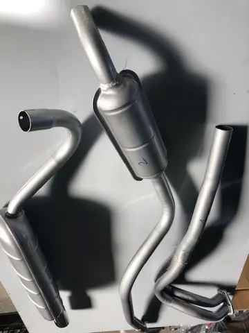 Exhaust system for Fiat 124 Spider 1.4