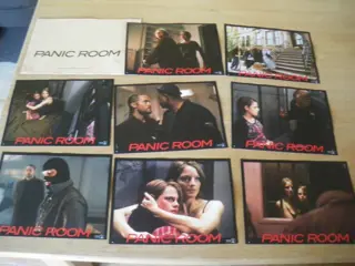PANIC ROOM lobbycard set.