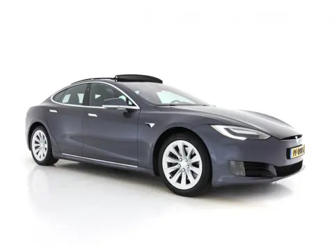 Tesla Model S 235 Kw Base [ 3-Fase ] (INCL-BTW) *PANO | AUTO-PILOT | KEYLESS | FULL-LED | 1/2-LEATHE