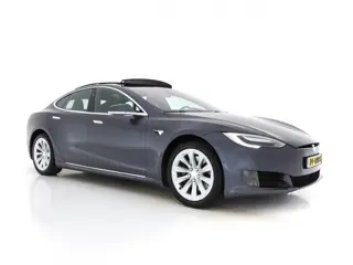 Tesla Model S 235 Kw Base [ 3-Fase ] (INCL-BTW) *PANO | AUTO-PILOT | KEYLESS | FULL-LED | 1/2-LEATHE
