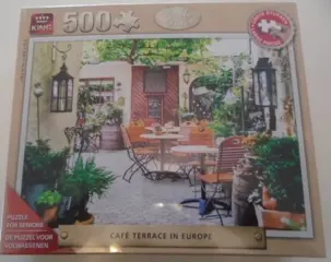 KING PUZZEL PLUS 500 TERRACE EUROPA NIEUW