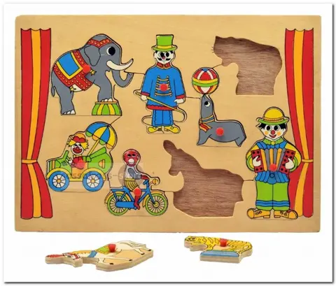 Circus - Knoppuzzel - 8 Stukjes