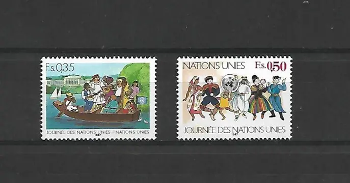 UNO-Geneve Michel nr. 158-59 Postfris