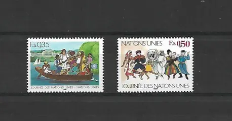 UNO-Geneve Michel nr. 158-59 Postfris