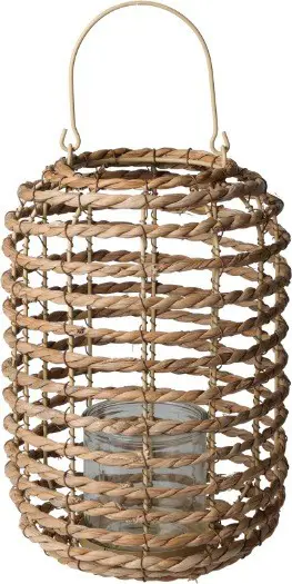 Groot windlicht waterhyacint