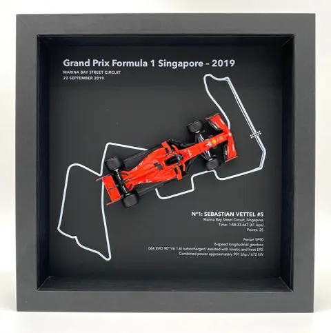 Decoratief object - FRAMEDWHEELS - GP F1 Singapore 2019