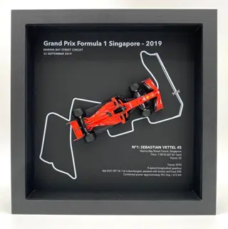 Decoratief object - FRAMEDWHEELS - GP F1 Singapore 2019