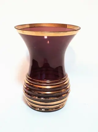 Paul Heller - glasfabriek de Ruppel - art-Deco balustervaas