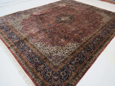 Signierter Sarough Neuwertig feiner - Tapijt - 300 cm - 235