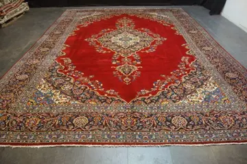 Perser kork keshan signiert - Vloerkleed - 445 cm - 315 cm