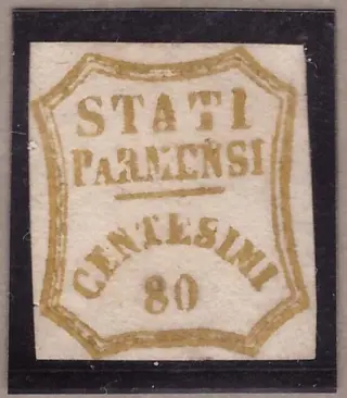 Italiaanse oude staten - Parma 1859 - Sassone 80 cents, 18f
