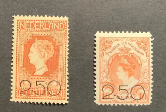 Nederland 1920 - Opruimingsuitgifte - NVPH 104/105