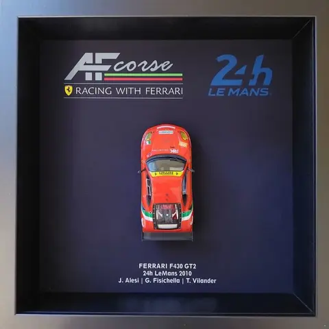 Decoratief object - 3D Frame Ferrari F430 GT2 - 48h LeMans
