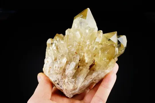 Kundali CITRINE - natuurlijke grote cluster met