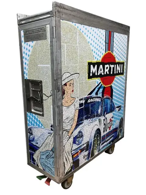 Decoratief object - Noboringo CeeVee "Martini Porsche Art"