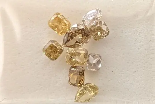 9 pcs Diamanten - 1.07 ct - Meng vormen - Mix Colors - VS1