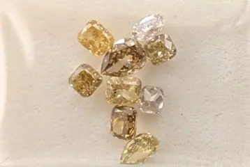 9 pcs Diamanten - 1.07 ct - Meng vormen - Mix Colors - VS1